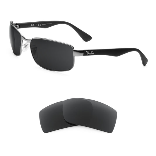 Ray-Ban RB3478 60mm sunglasses with replacement lenses