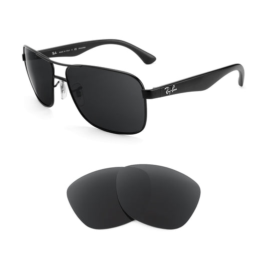 Ray-Ban RB3516 59mm sunglasses with replacement lenses