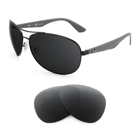 Ray-Ban RB3526 63mm sunglasses with replacement lenses