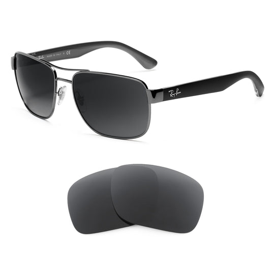 Ray-Ban RB3530 58mm sunglasses with replacement lenses