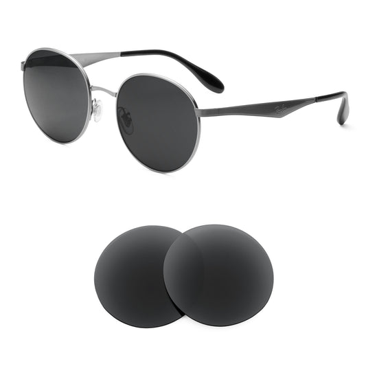 Ray-Ban RB3537 51mm sunglasses with replacement lenses