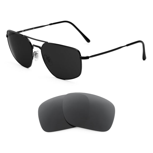 Ray-Ban RB3666 56mm sunglasses with replacement lenses