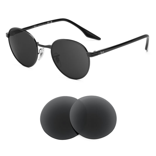 Ray-Ban RB3691 48mm sunglasses with replacement lenses