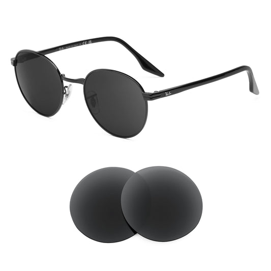 Ray-Ban RB3691 51mm sunglasses with replacement lenses