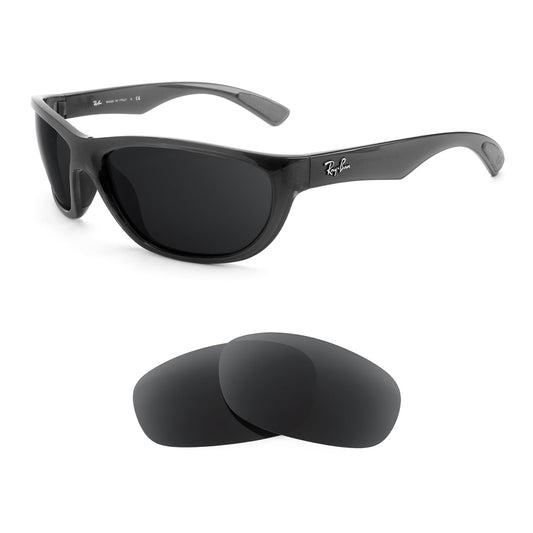 Ray-Ban RB4188 63mm sunglasses with replacement lenses