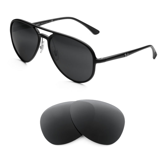 Ray-Ban RB4320 58mm sunglasses with replacement lenses