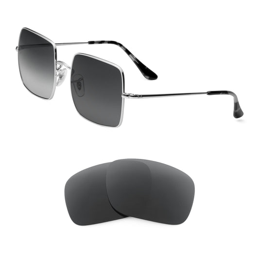 Ray-Ban Square 1971 Classic RB1971 54mm sunglasses with replacement lenses