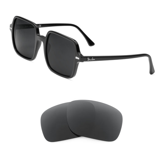 Ray-Ban Square II RB1973 53mm sunglasses with replacement lenses