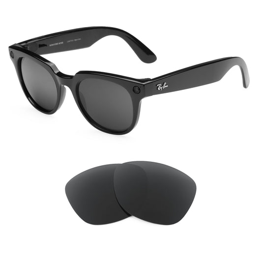 Ray-Ban Stories Meteor RW4005 51mm sunglasses with replacement lenses