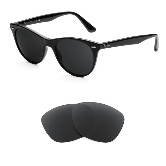 Ray-Ban Wayfarer II RB2185 52mm sunglasses with replacement lenses