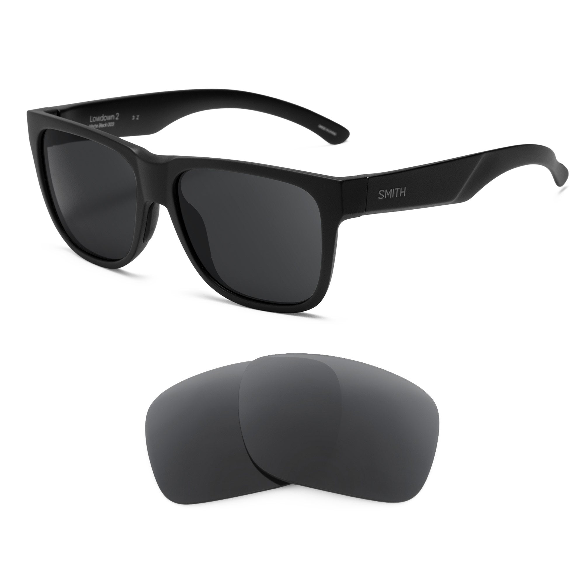 Revant Polarized Replacement Lenses For Smith Parallel 2 Sunglasses - 15% VLT, Anti-Scratch
