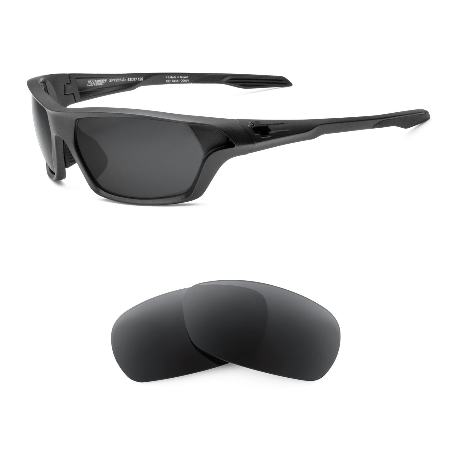 Spy Optic Quanta 2 sunglasses with replacement lenses