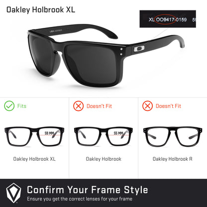 confirm you get the right lenses for the Oakley Holbrook XL