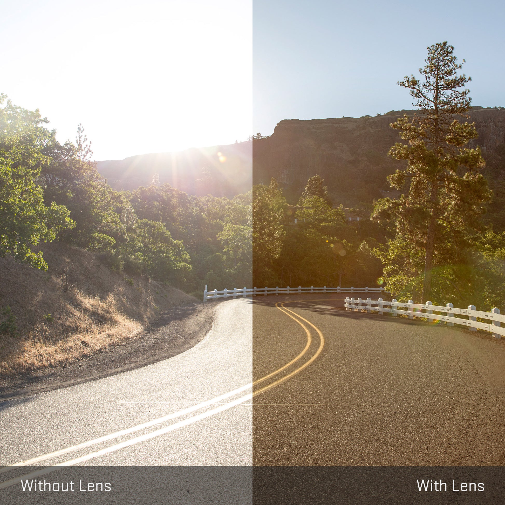 view tint looking through Elite Polarized Flash Bronze replacement lenses