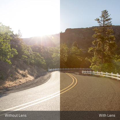 view tint looking through Polarized Flash Bronze replacement lenses