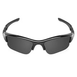 Revant black rubber kit installed on Oakley Flak Jacket sunglasses