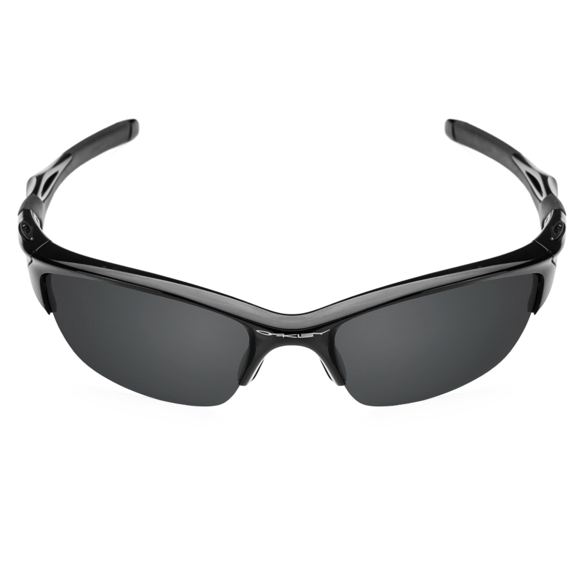 Revant black rubber kit installed on Oakley Half Jacket 2.0 sunglasses