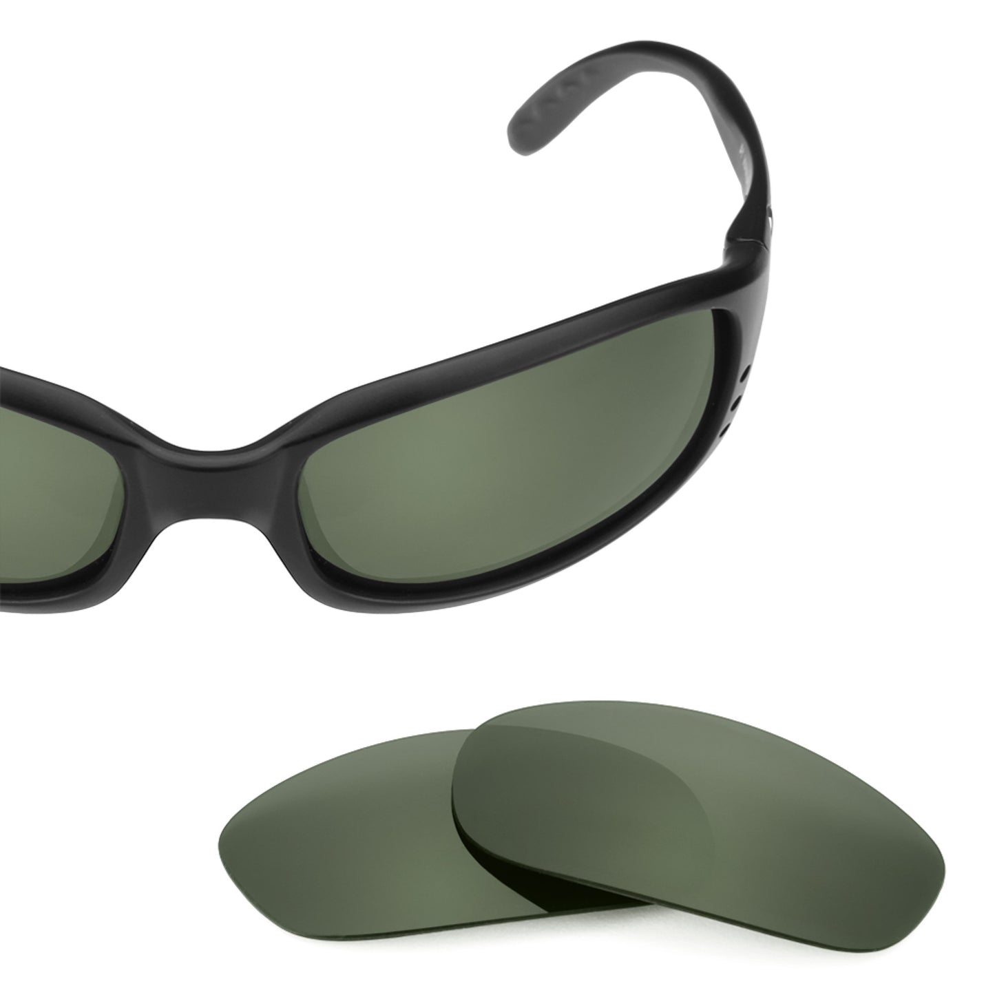 Revant replacement lenses for Costa Brine Non-Polarized Gray Green