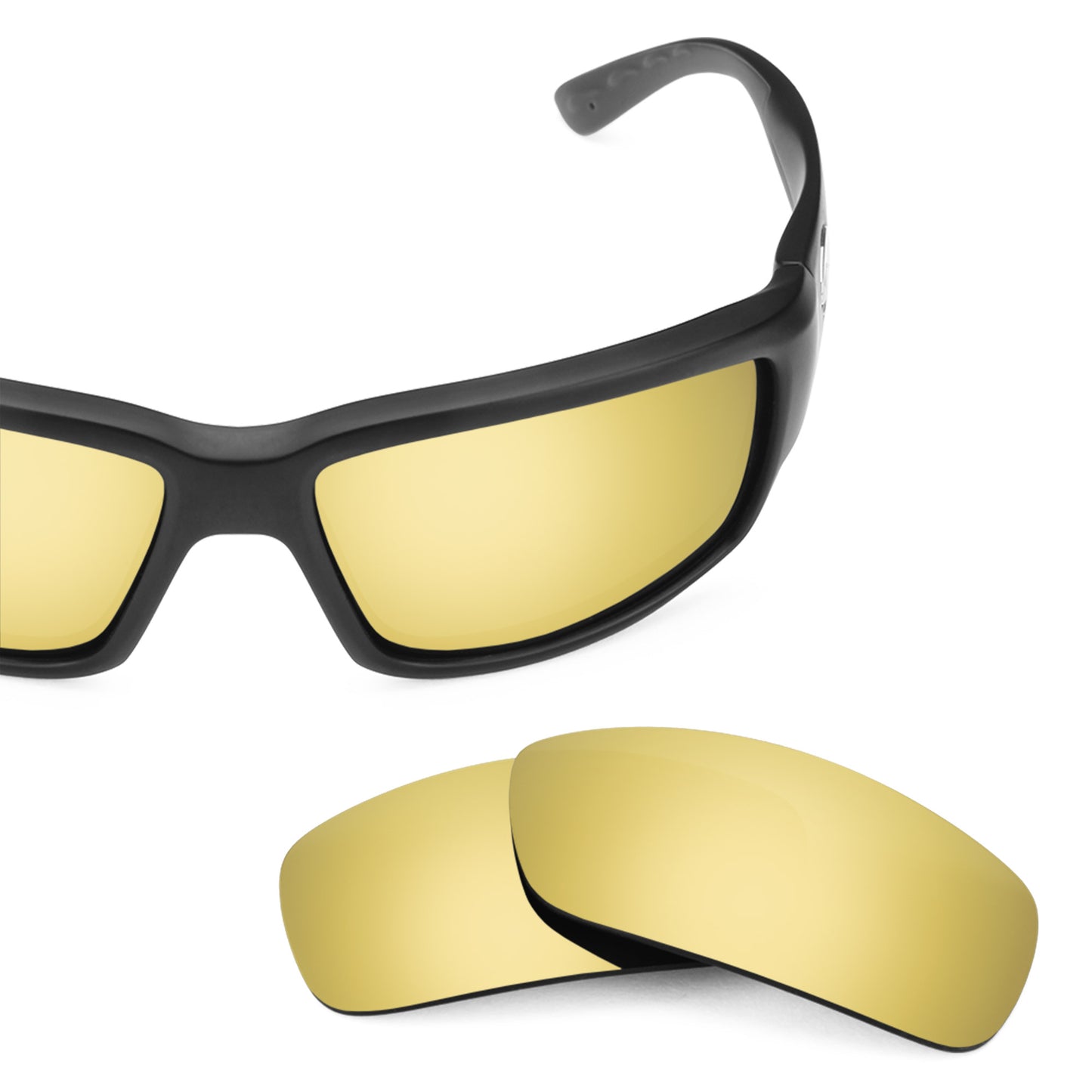 Revant replacement lenses for Costa Fantail Non-Polarized Flare Gold
