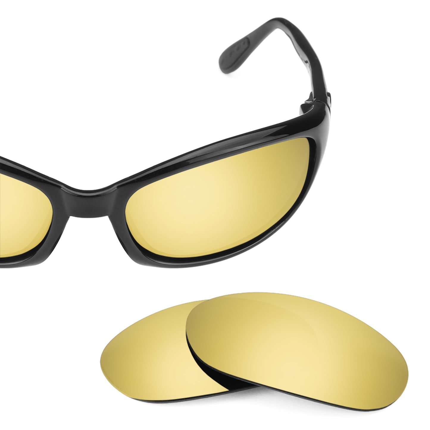 Revant replacement lenses for Costa Harpoon Non-Polarized Flare Gold