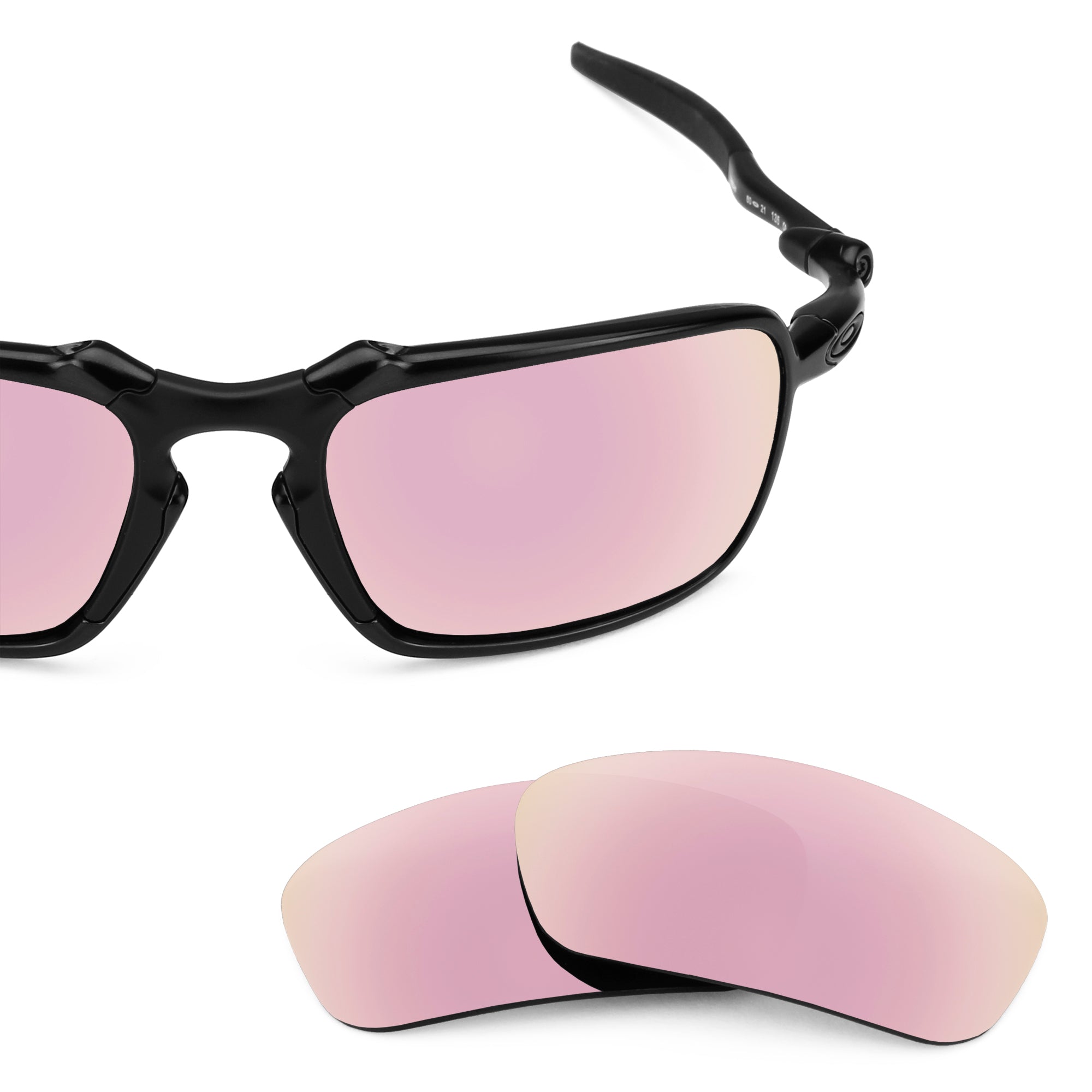 OAKLEY BADMAN Tio2カスタム偏光レンズ