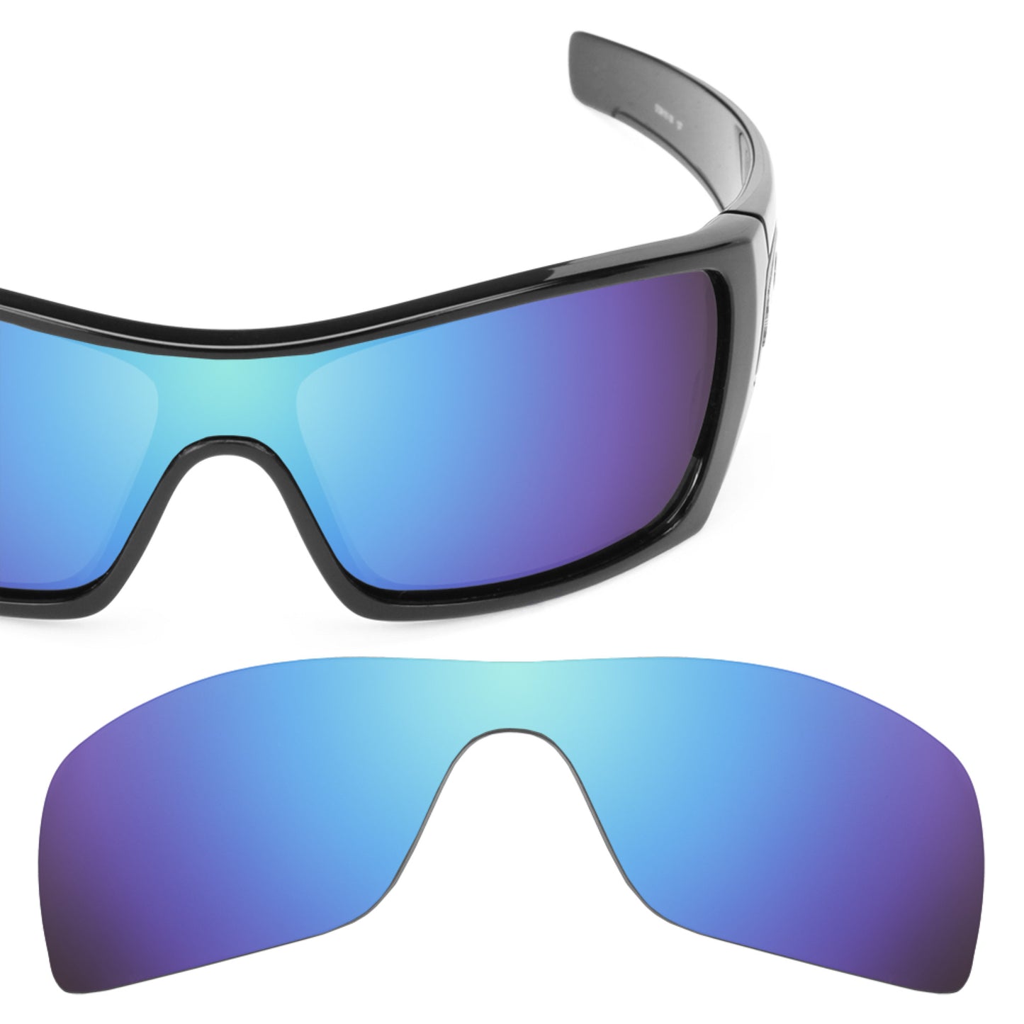Revant replacement lenses for Oakley Batwolf Polarized Ice Blue