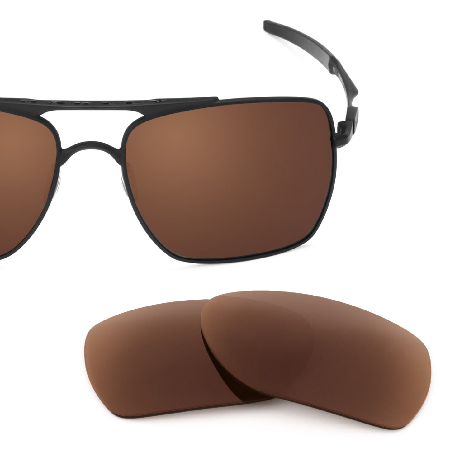 Revant replacement lenses for Oakley Deviation Polarized Dark Brown