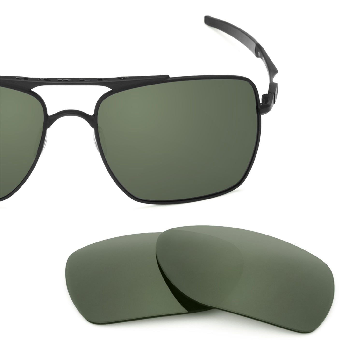 Revant replacement lenses for Oakley Deviation Elite Polarized Gray Green