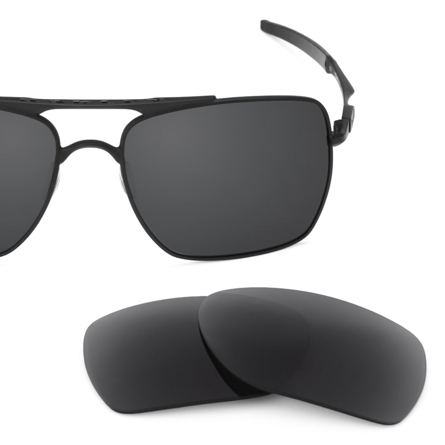Revant replacement lenses for Oakley Deviation Polarized Stealth Black