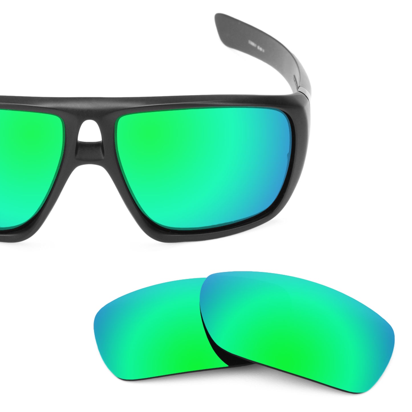 Revant replacement lenses for Oakley Dispatch 1 Elite Polarized Emerald Green