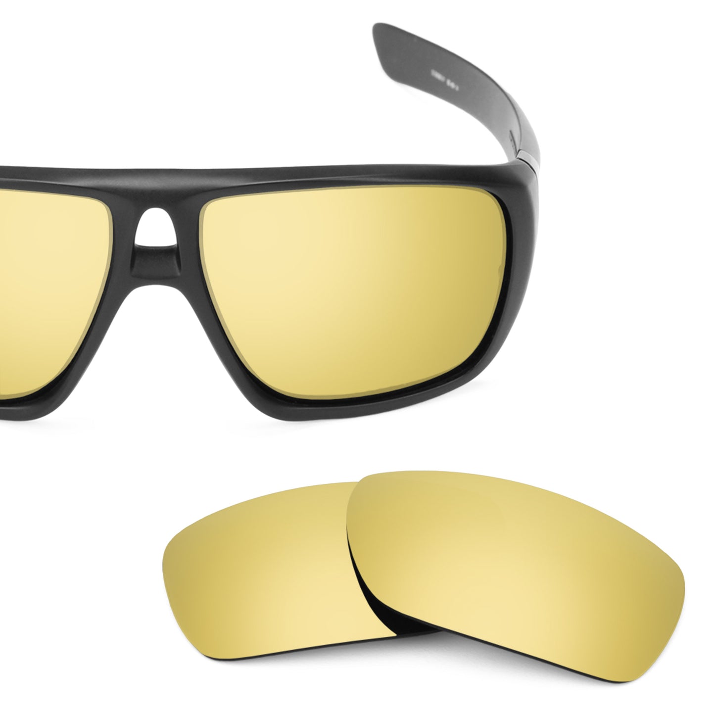 Revant replacement lenses for Oakley Dispatch 1 Elite Polarized Flare Gold