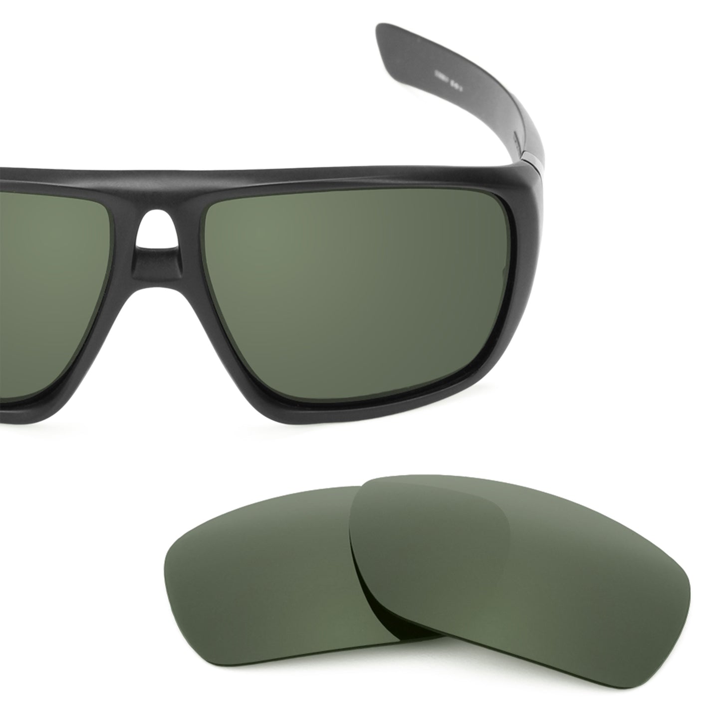Revant replacement lenses for Oakley Dispatch 1 Polarized Gray Green