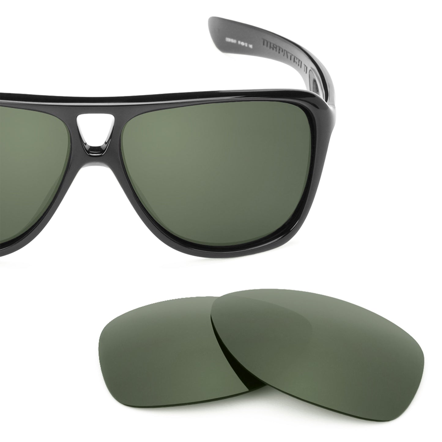 Revant replacement lenses for Oakley Dispatch 2 Polarized Gray Green