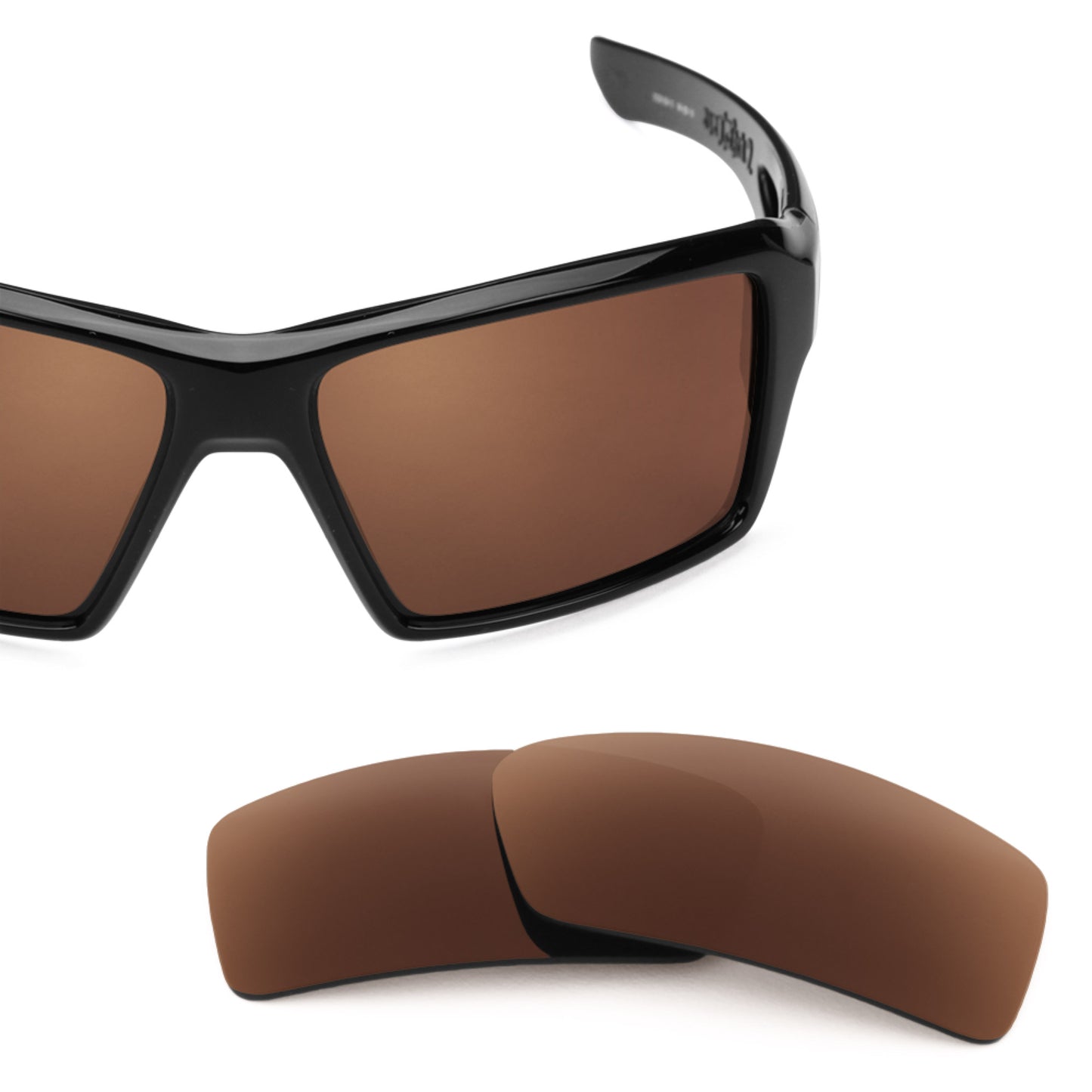 Revant replacement lenses for Oakley Eyepatch 2 Elite Polarized Dark Brown