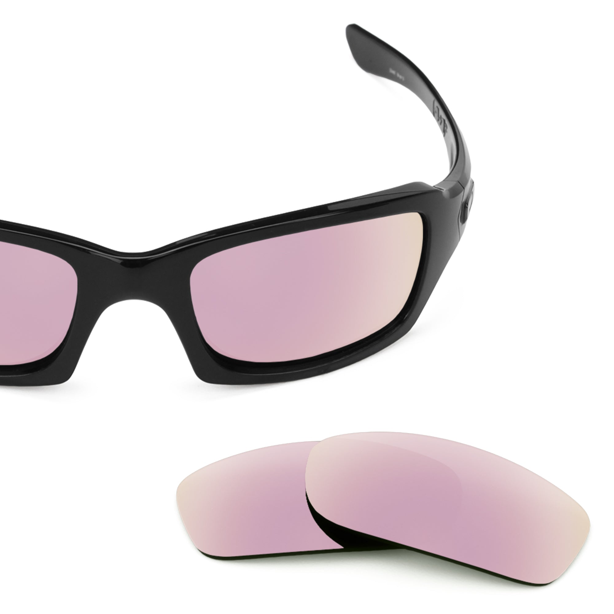 Revant replacement lenses for Oakley Fives Squared Polarized Rose Gold