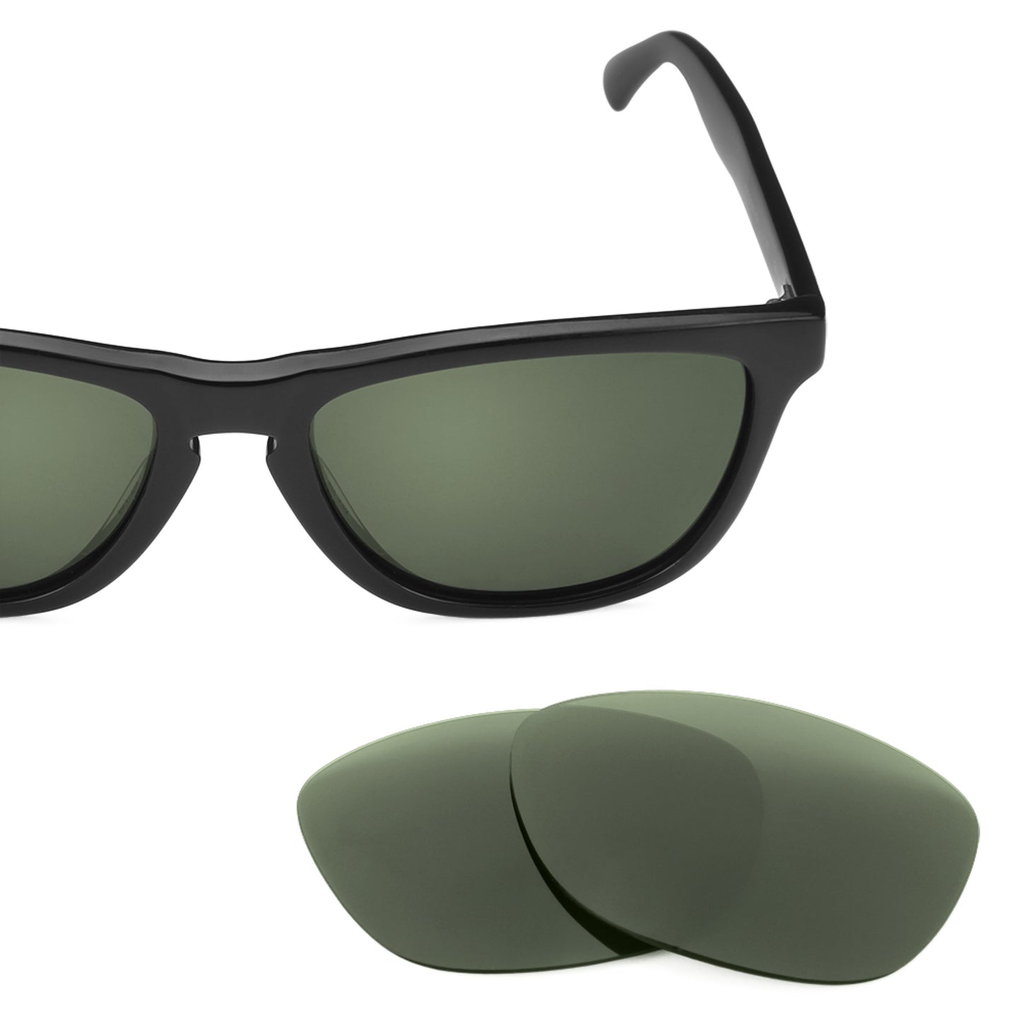 Revant replacement lenses for Oakley Frogskins LX Non-Polarized Gray Green