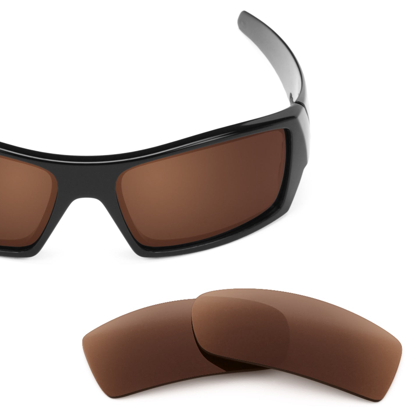 Revant replacement lenses for Oakley Gascan Polarized Dark Brown
