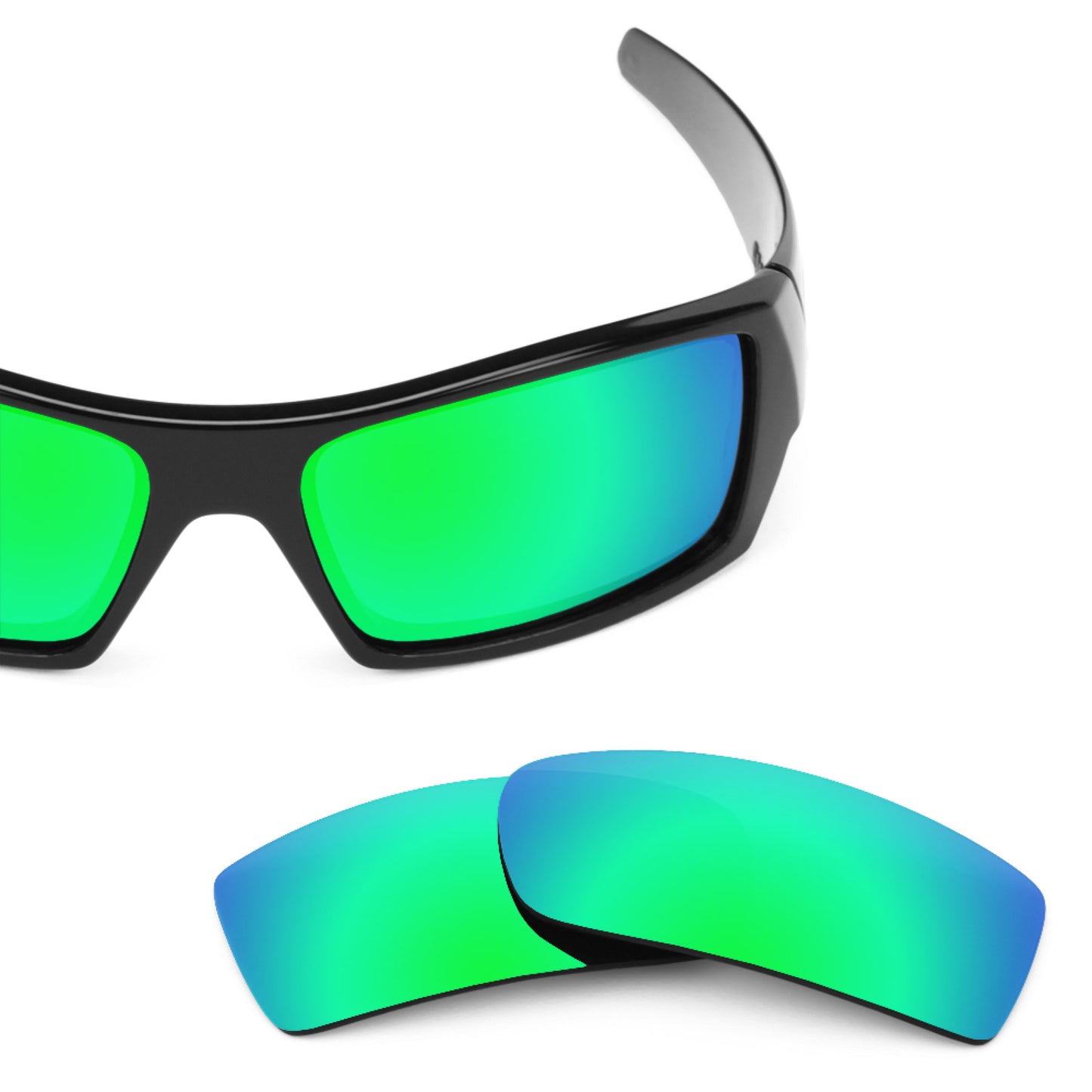Revant replacement lenses for Oakley Gascan Non-Polarized Emerald Green