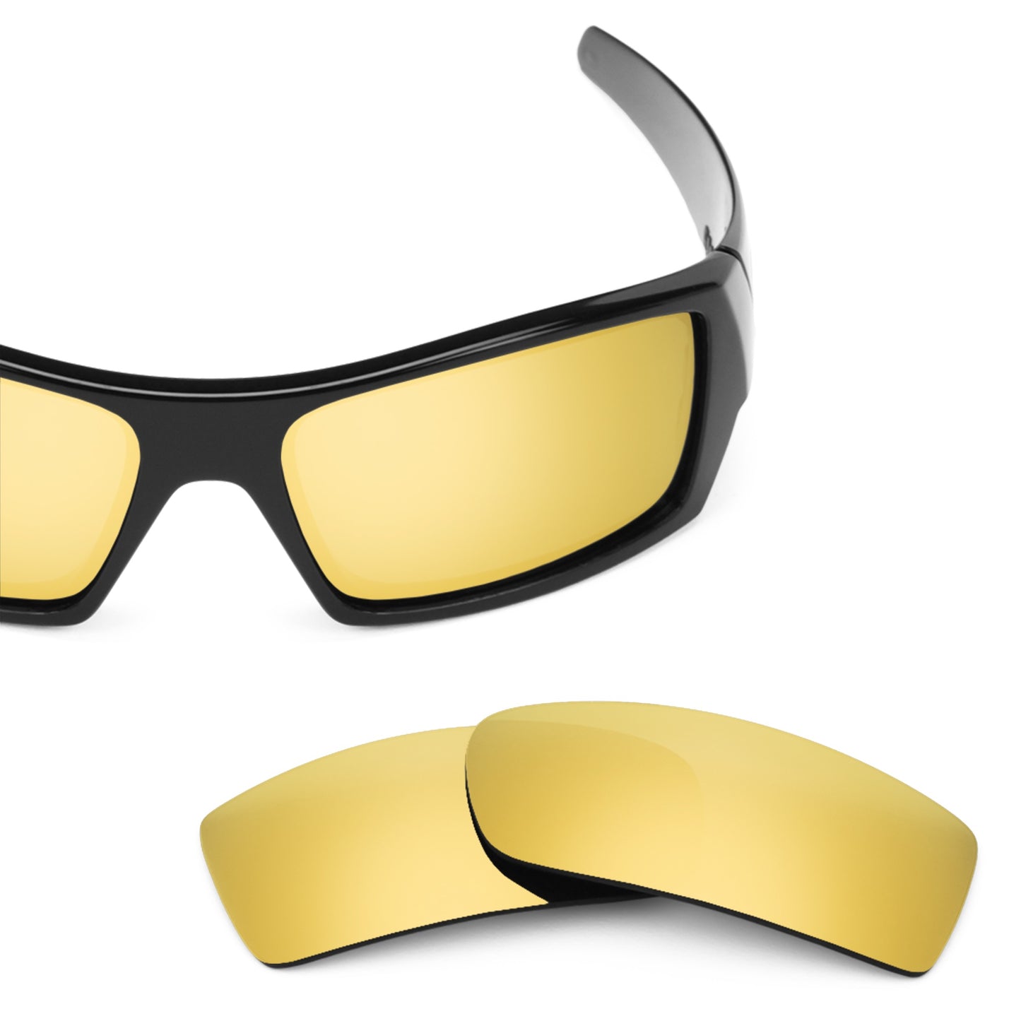 Revant replacement lenses for Oakley Gascan Elite Polarized Flare Gold