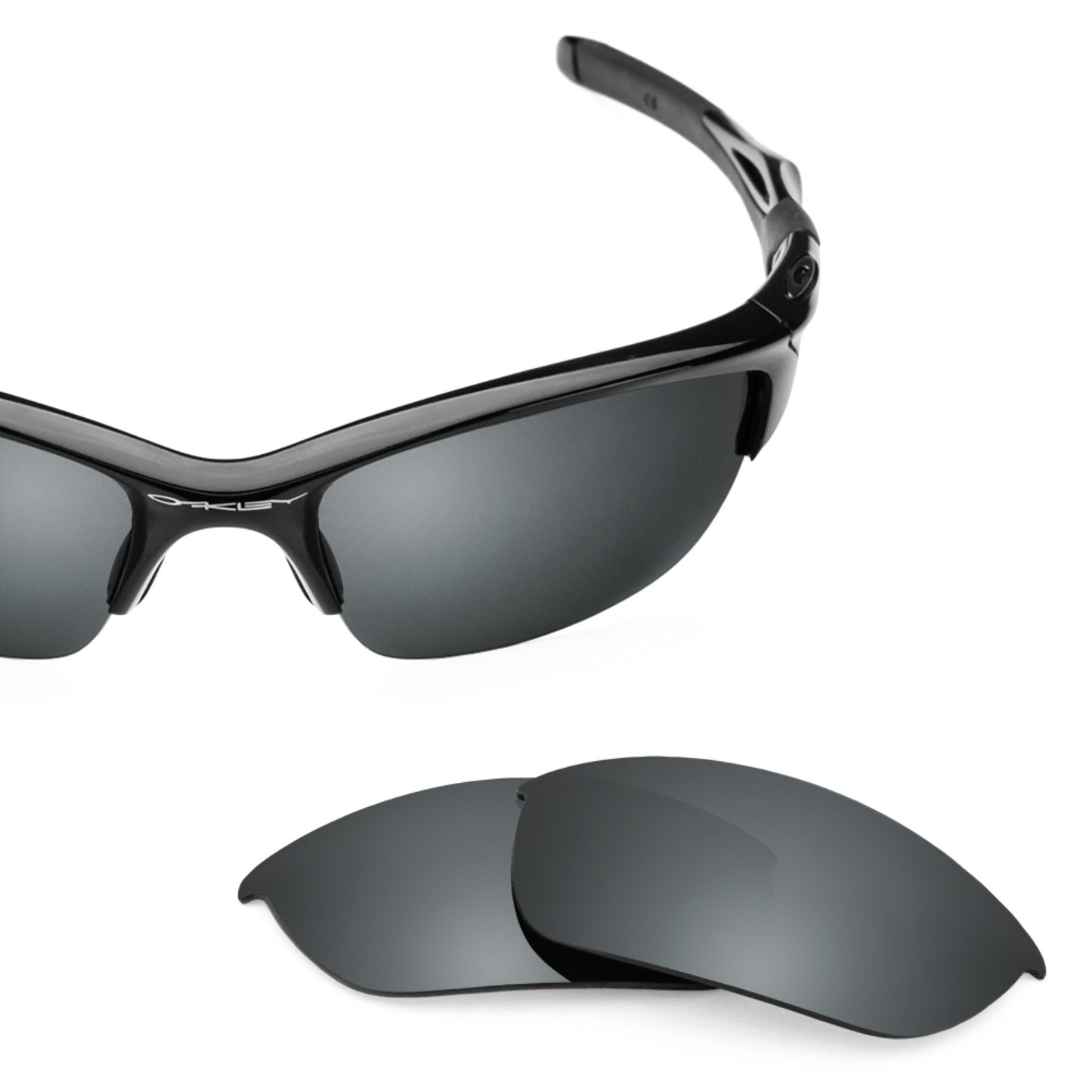Revant replacement lenses for Oakley Half Jacket 2.0 Polarized Black Chrome