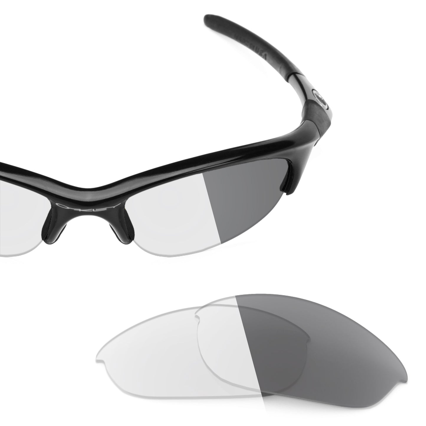 Revant replacement lenses for Oakley Half Jacket Non-Polarized Adapt Gray Photochromic