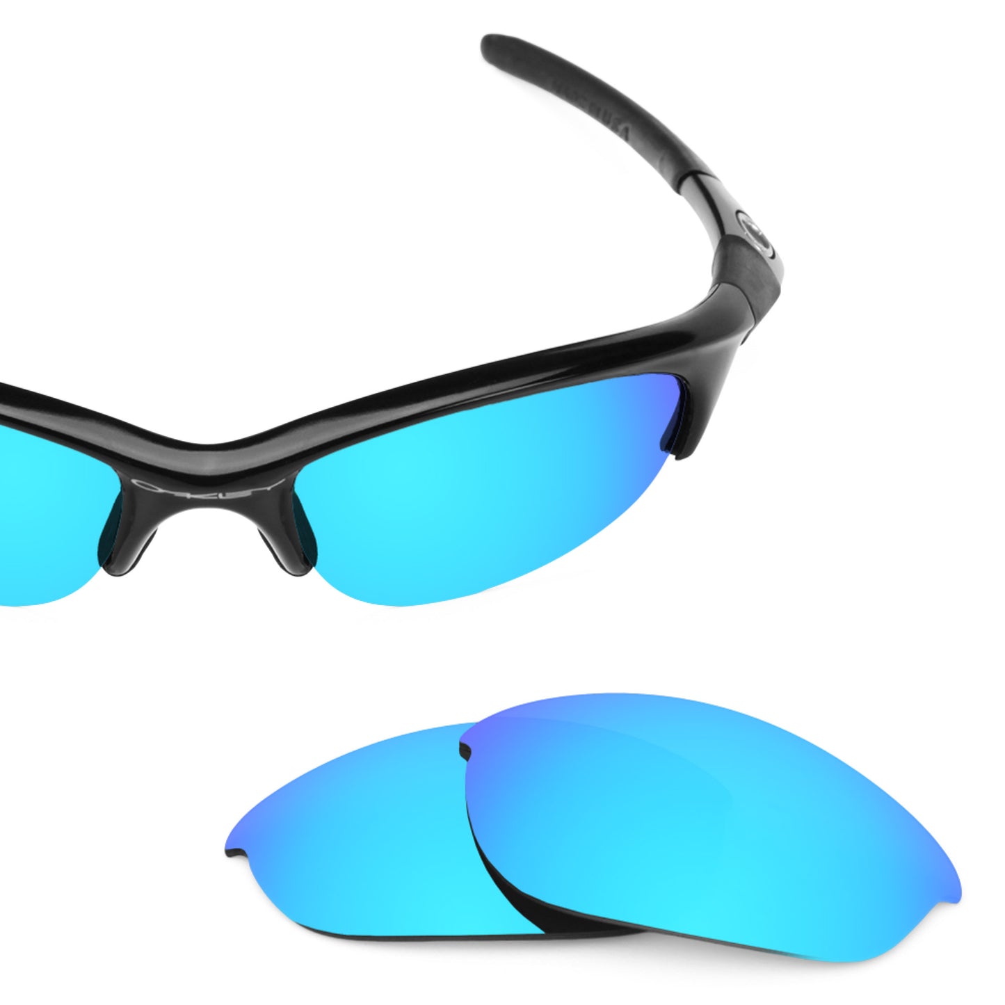 Revant replacement lenses for Oakley Half Jacket Non-Polarized Ice Blue