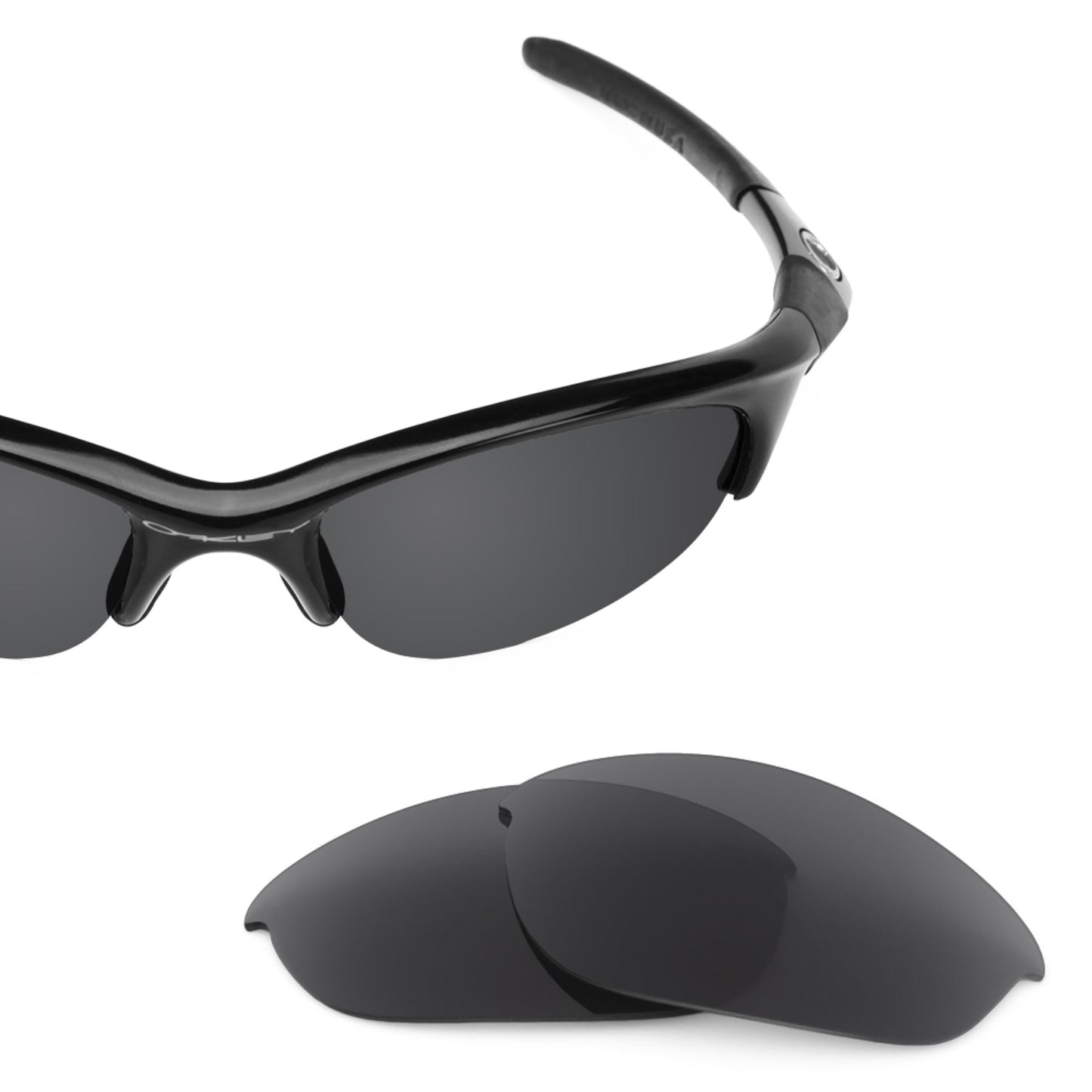 Revant replacement lenses for Oakley Half Jacket Elite Polarized Stealth Black