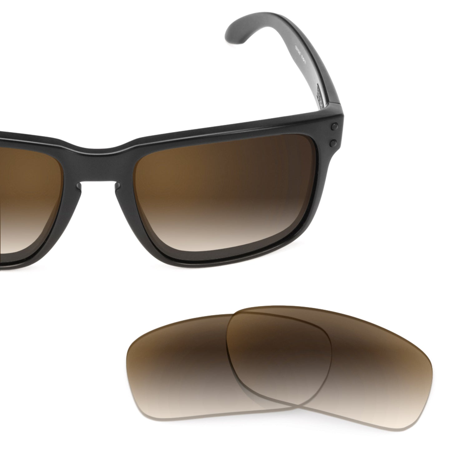 Revant replacement lenses for Oakley Holbrook Non-Polarized Brown Gradient