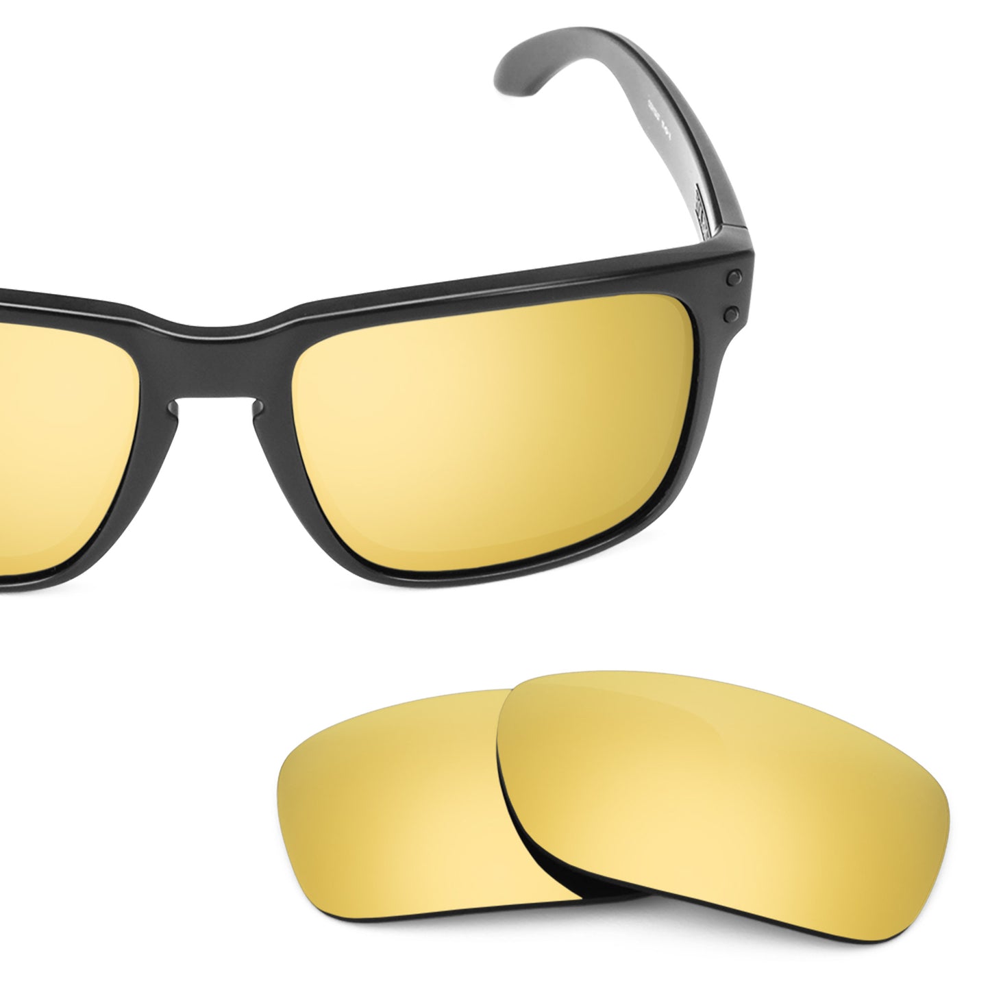 Revant replacement lenses for Oakley Holbrook Non-Polarized Flare Gold