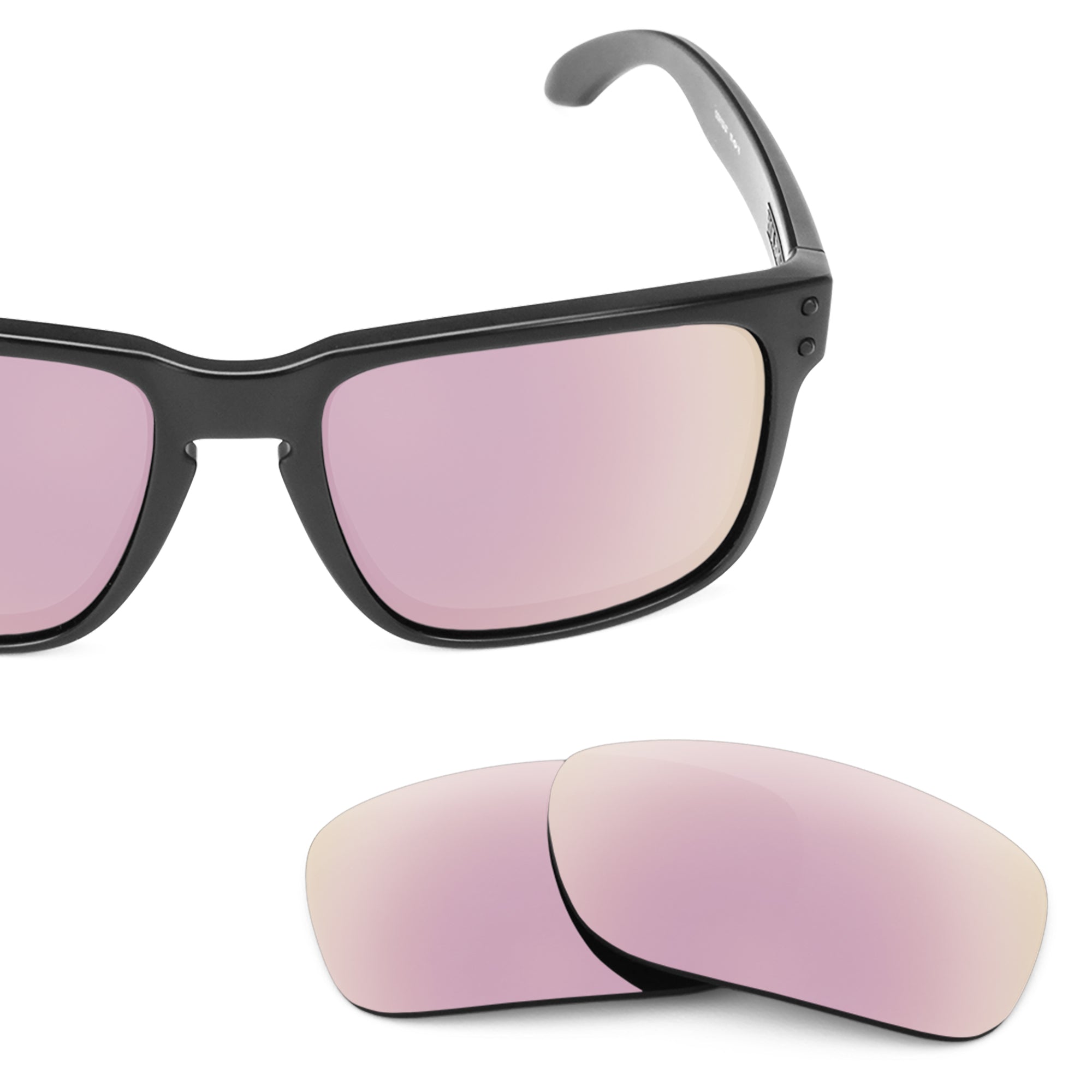 Revant replacement lenses for Oakley Holbrook Polarized Rose Gold