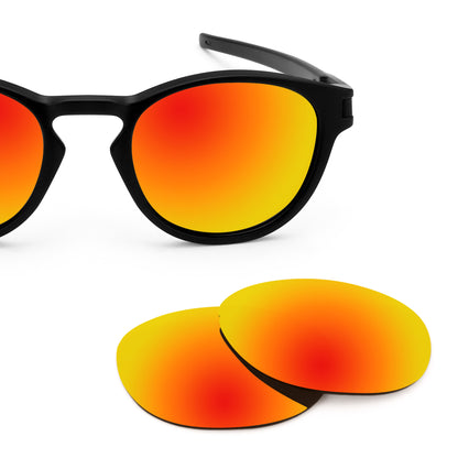 Revant replacement lenses for Oakley Latch Polarized Fire Red