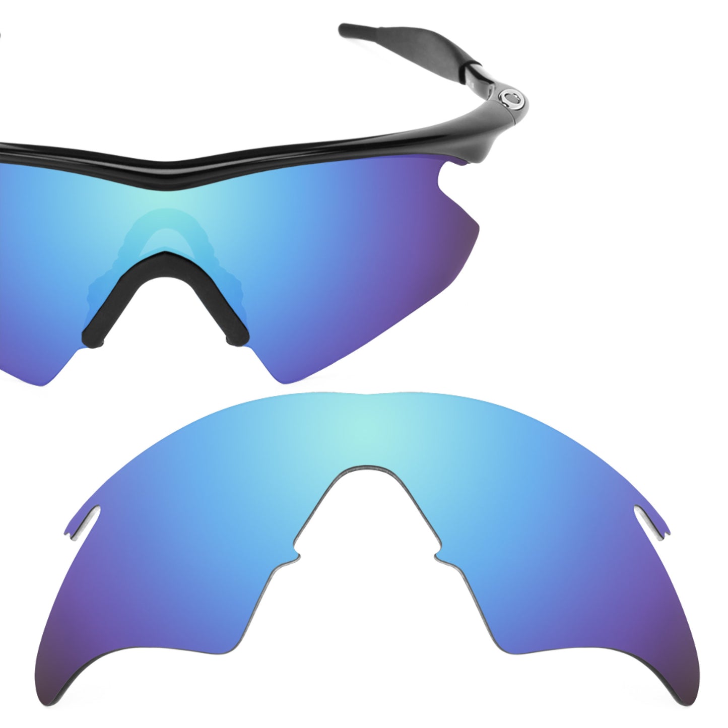 Revant replacement lenses for Oakley M Frame Heater Polarized Ice Blue