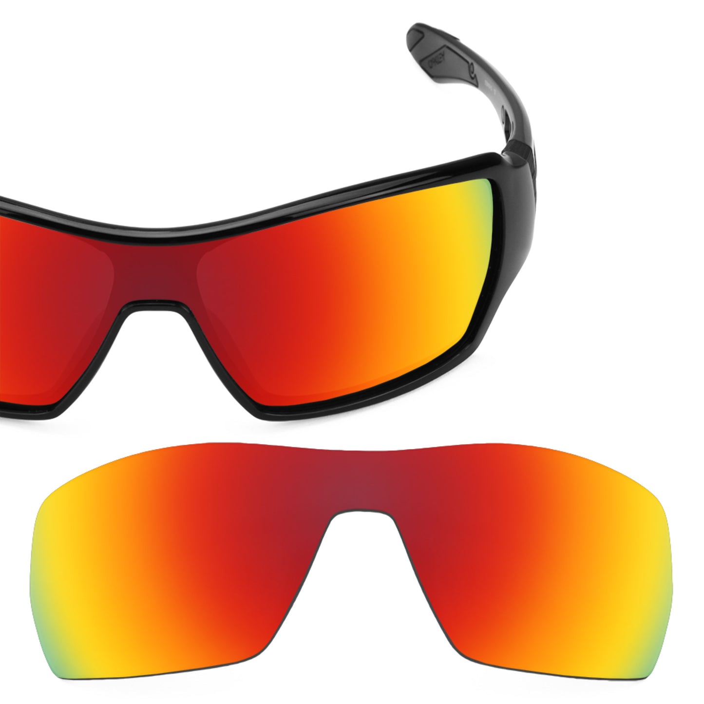 Revant replacement lenses for Oakley Offshoot Polarized Fire Red