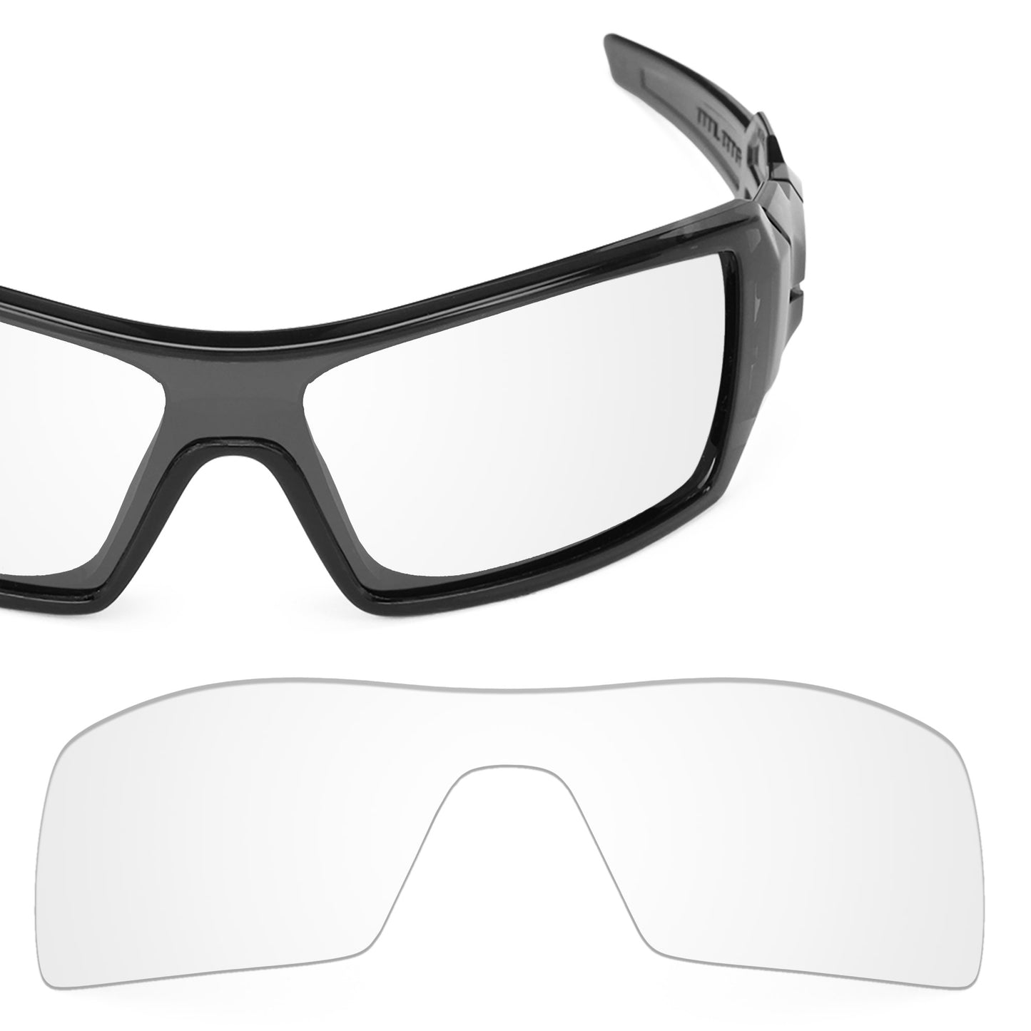 Revant replacement lenses for Oakley Oil Rig Non-Polarized Crystal Clear